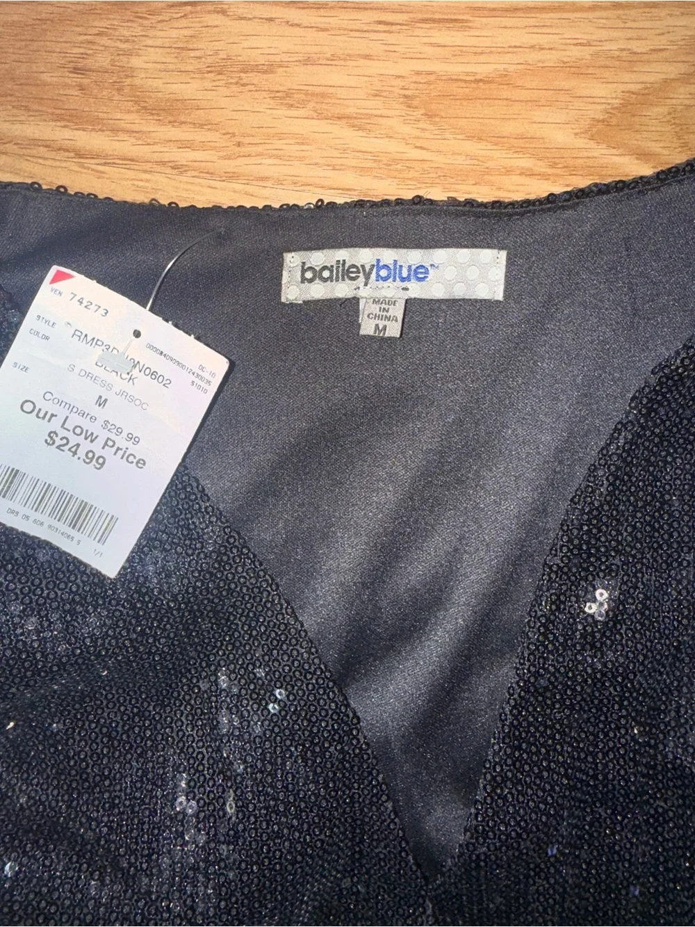 bailey blue elegant black